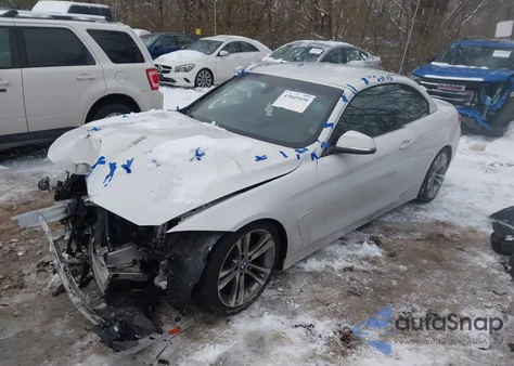 2016 BMW 428I из США, поврежденный, VIN WBA3V7C59G5A27614